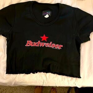 Budweiser Crop Top Size XL